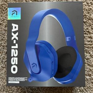ATRIX AX-1250 Blue Wireless Headphones